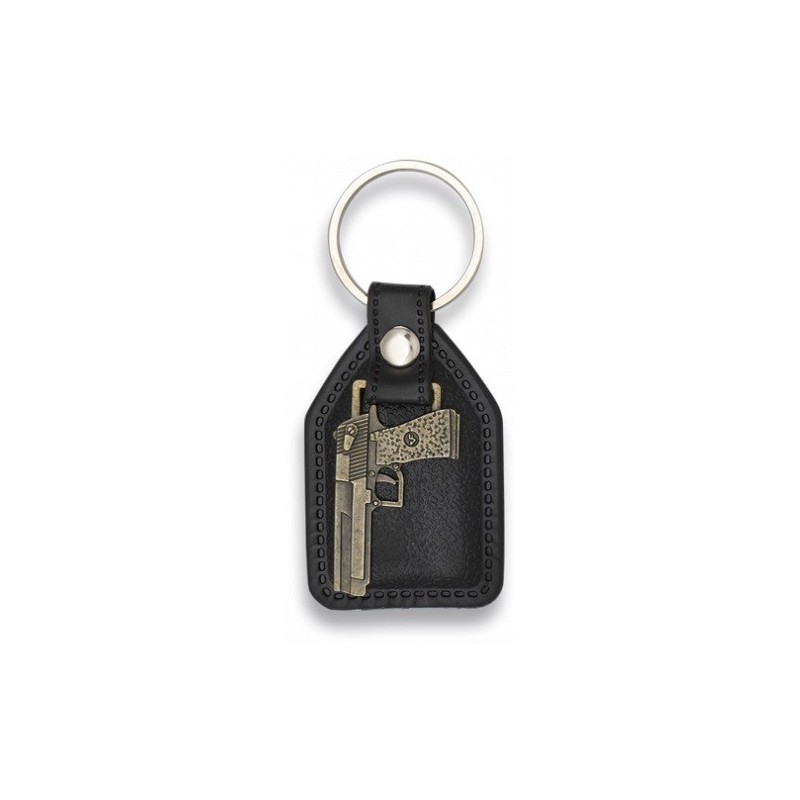 Porte-clés pistolet automatique