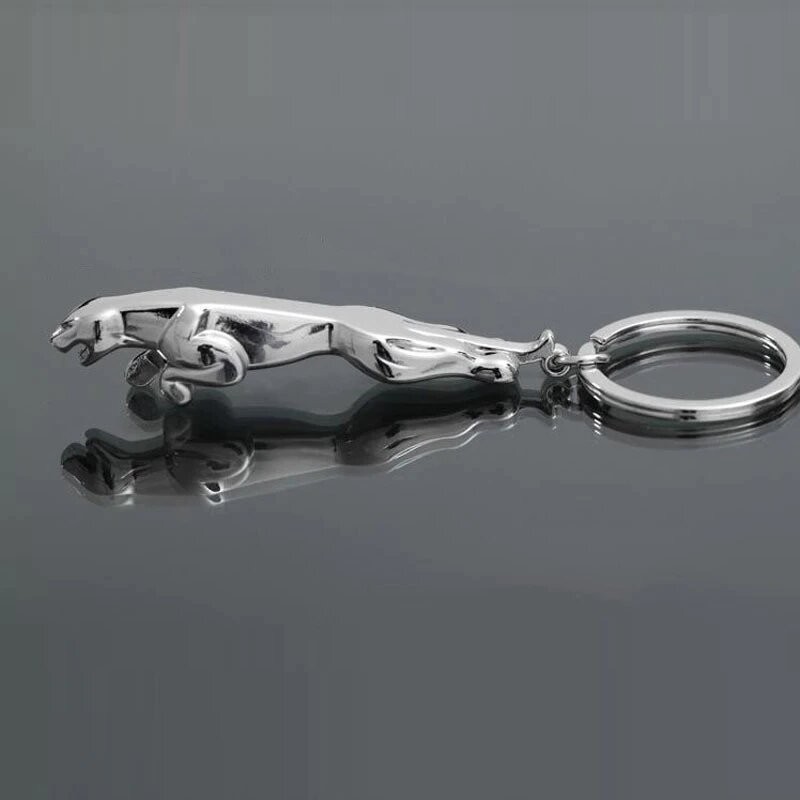 Porte-clés Jaguar en acier