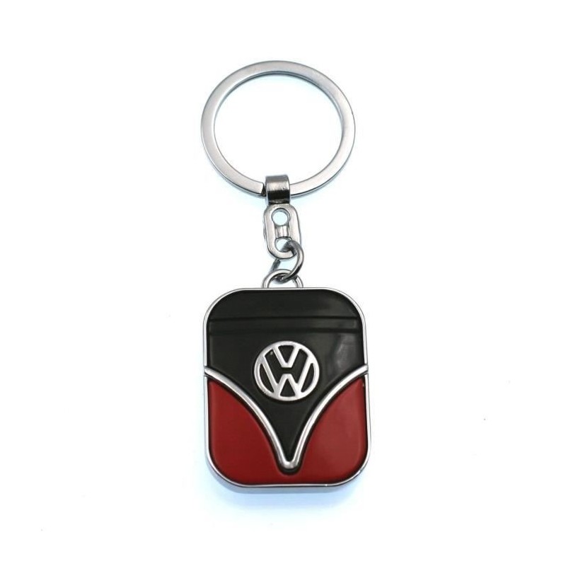Porte-clés VW bus Volkswagen sur  Couleur rouge/noir