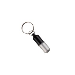 Porte clef capsule imperméable noir - Small