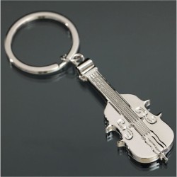 Porte-clés musique violon en métal