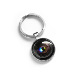 Porte-clefs lentille de caméra